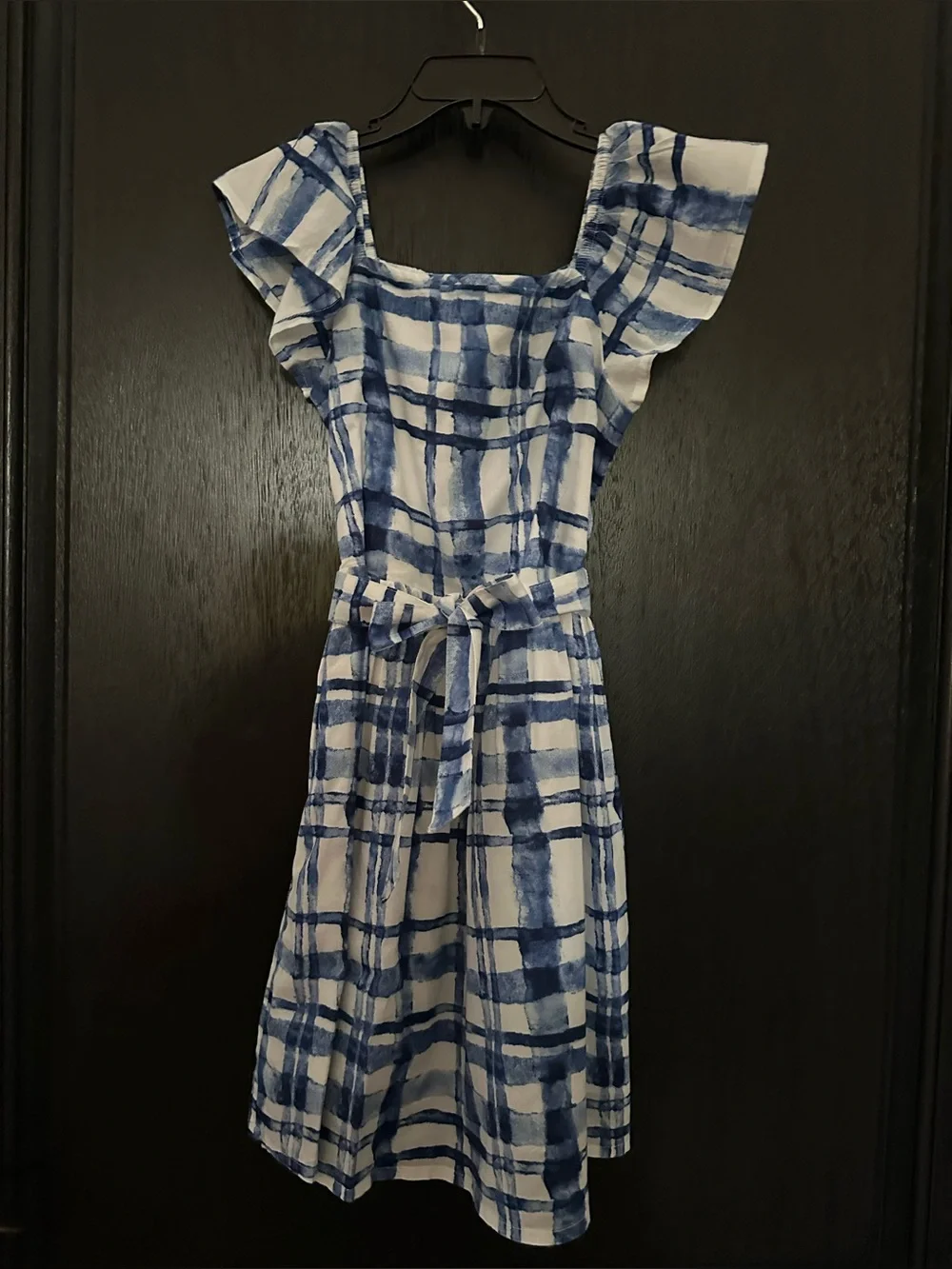 Gap Girls Check Dress Sz S(6-7) Excellent Condition